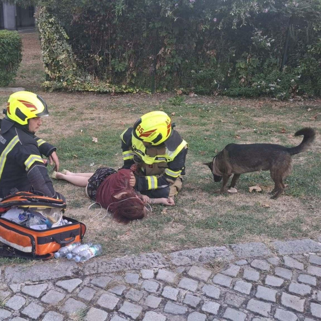 Vatrogasci spasili ženu na Stenjevcu