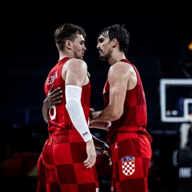 Mario Hezonja i Dario Šarić