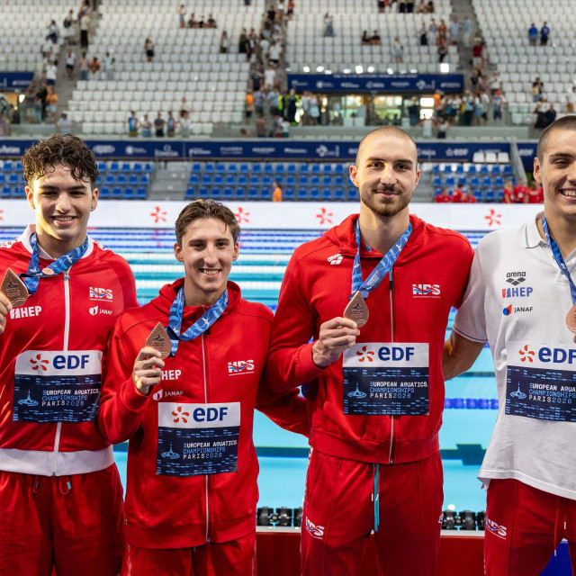 Brončani Jere Hribar, Vlaho Nenadić, Vili Sivec i Toni Dragoja