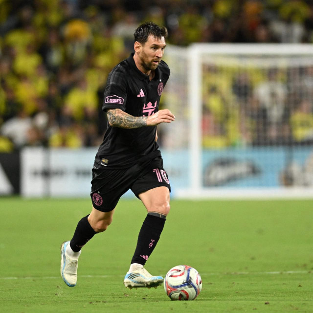 Lionel Messi tijekom MLS utakmice Nashville SC protiv Inter Miamija CF