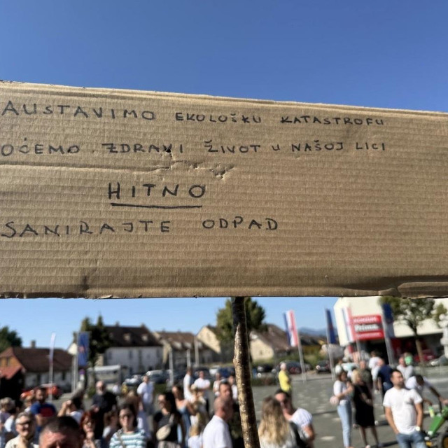Prosvjed u Gospiću