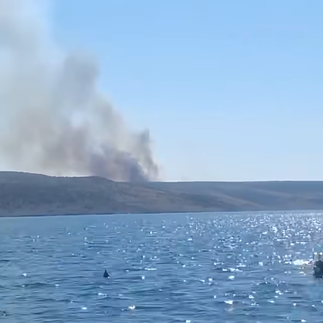 Požar blizu Zadra