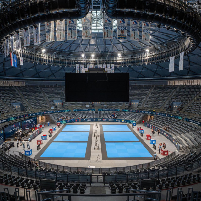 Sportska dvorana Krešimir Ćosić u Zadru, domaćin velikog međunarodnog jiu-jitsu vikenda.