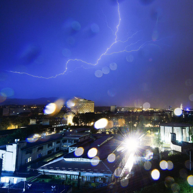 Nevrijeme u Zagrebu, ilustracija