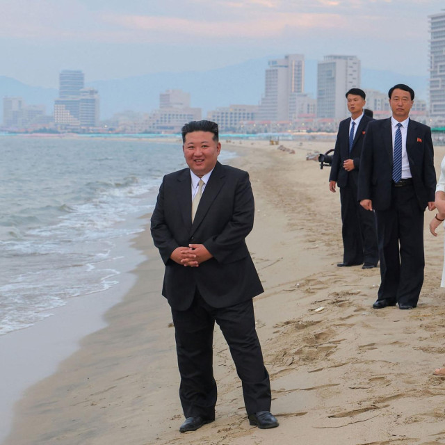 Kim Jong Un i njegova kćer Kim Ju Ae 