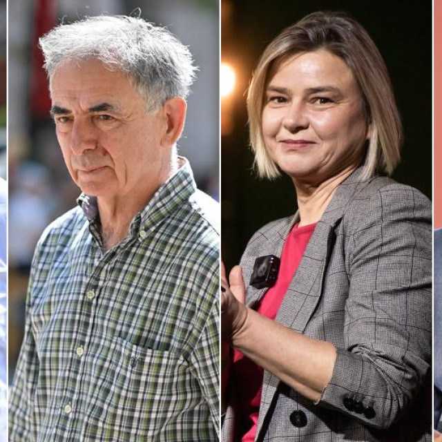 Siniša Hajdaš Dončić (SDP), Milorad Pupovac (SDSS), Sandra Benčić (Možemo!), Loris Peršurić (IDS)