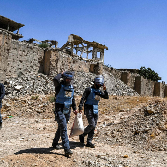 Razminiranje predgrađa Damaska
