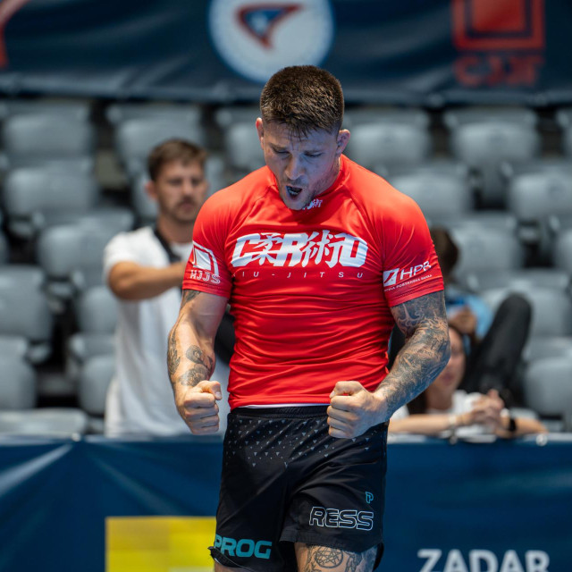 Luka Vuksan, aktualni svjetski prvak u Jiu-Jitsu No-Gi kategoriji do 94 kg.