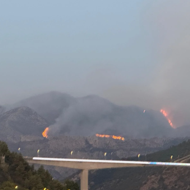 Požar iznad Dubrovnika