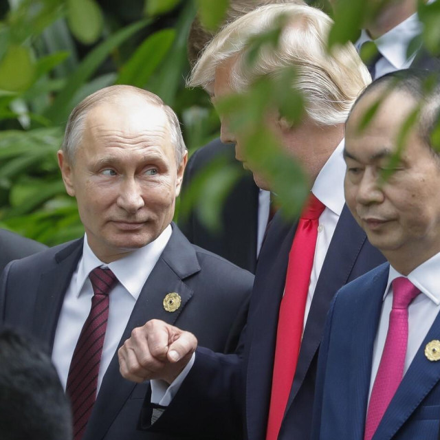 Vladimir Putin, Donald Trump i Xi Jinping na summitu APEC-a 2017. godine