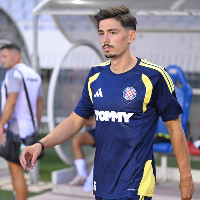 Dennis Hadžikadunić na treningu Hajduka