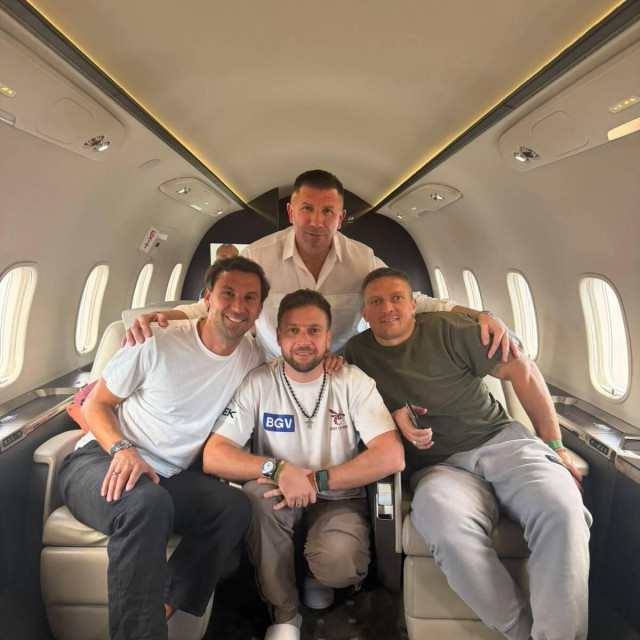 Darijo Srna, Ivica Pirić, Oleksandr Usik i njegov prijatelj Vova