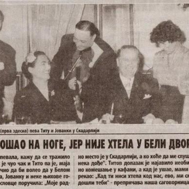 Divna Kostić i Tito