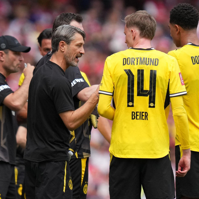 Niko Kovač s igračima Borussije Dortmund
