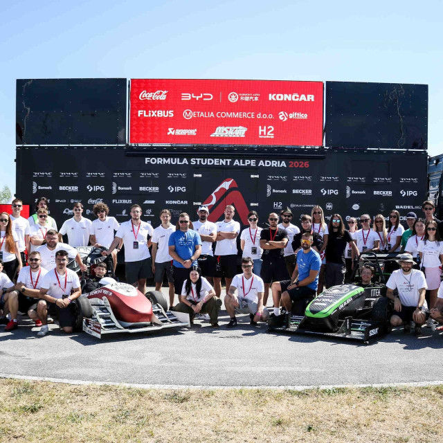 Obje hrvatske momčadi, iz Rijeke i Splita na Formula Student Alpe Adria 2026.