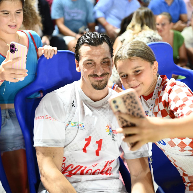 Zlatan Ibrahimović imao je u Splitu pune ruke posla