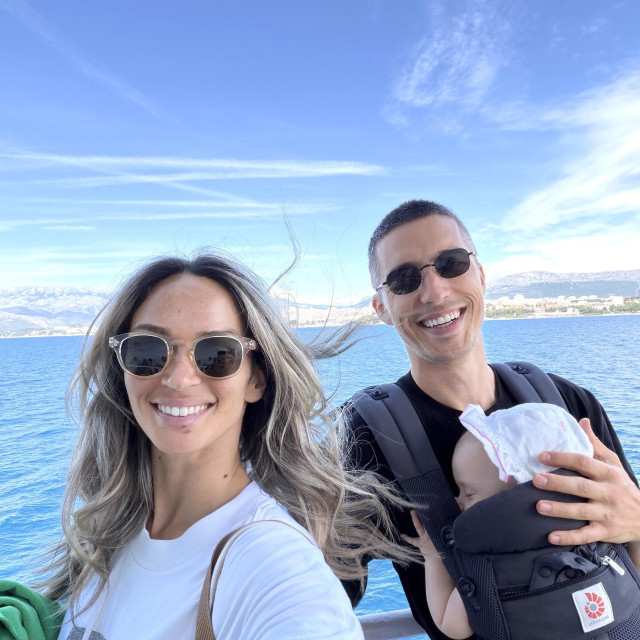 Marko Petrić, Tina Walme i kćerkica Lily
