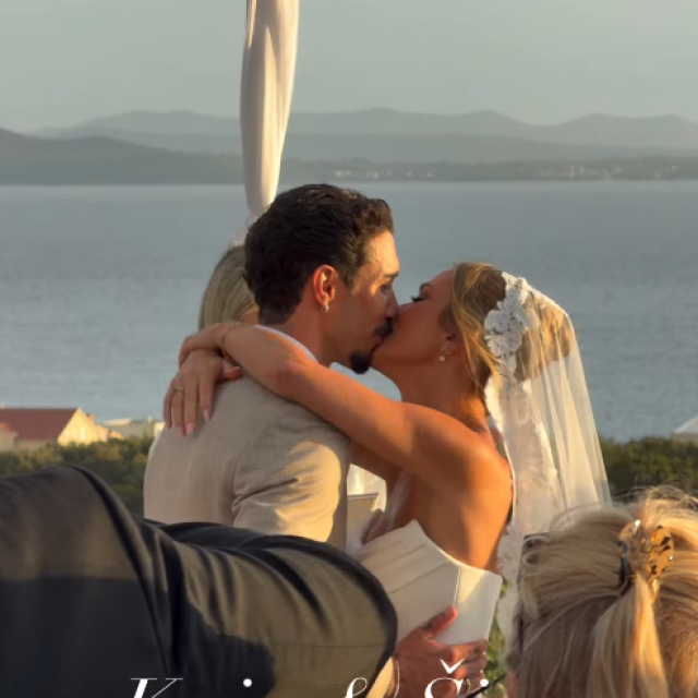Kaja Vidmar i Šime Vrsaljko