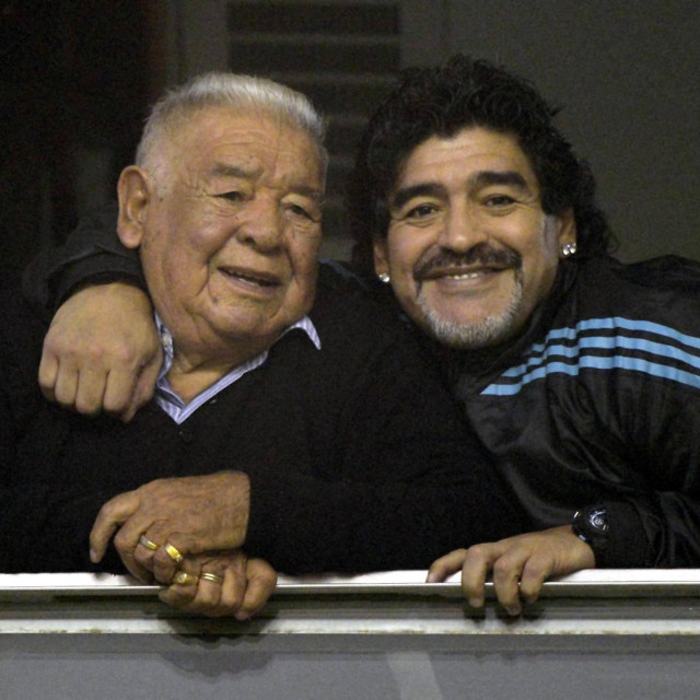 Diego Maradona i njegov otac