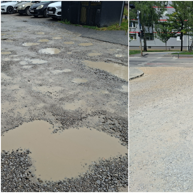 Fotografije ”prije i poslije” Kostelske ulice