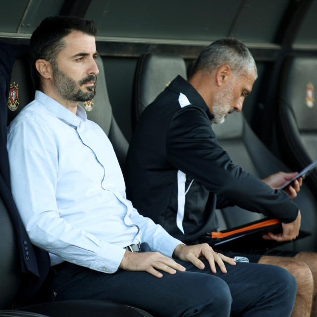 Krešimir Režić i njegov pomoćnik Ivica Sertić