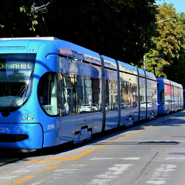 Zastoj tramvaja, ilustracija