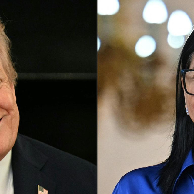 Donald Trump i Delcy Rodriguez