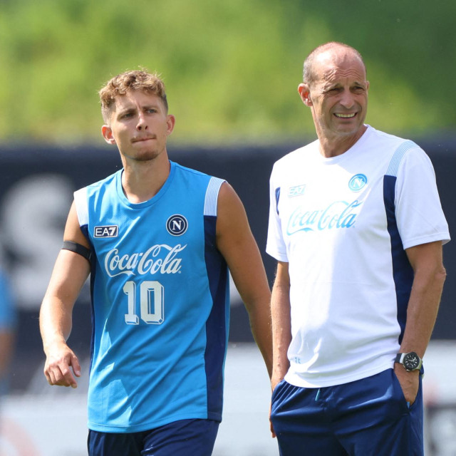 Jesper Lindstrom i Massimiliano Allegri