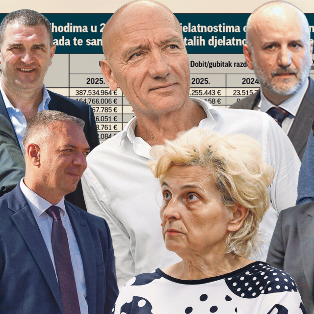 Slijeva nadesno: Zvonko Bede (Drava International), Josip Stojanović Jolly (Jolly), Vlado Pehar (Čistoća Split), Petar Pripuz (Ce-Za-R), Snježana Alerić (Drava International), Ivan Novaković (Zagrebački holding), Anja Ademi (Kaštijun), Robert Podrug (Bikarac)