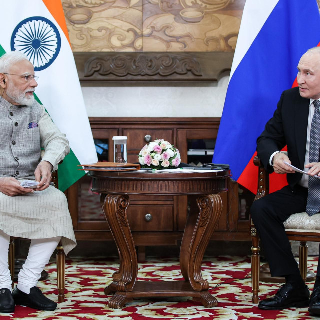 Narendra Modi i Vladimir Putin