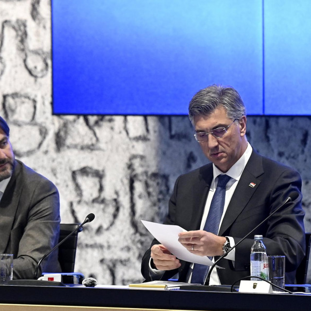 Tomislav Ćorić i Andrej Plenković