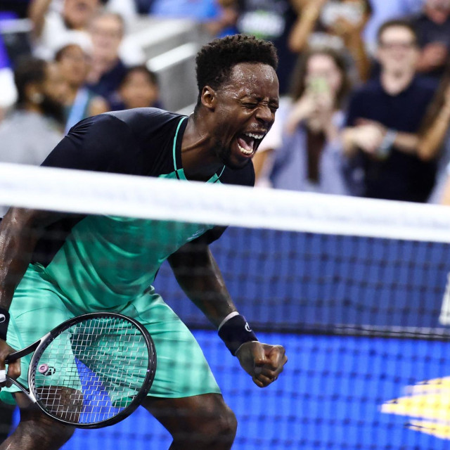 Gael Monfils je postao francuski rekorder s 34 pobjede na svom 19. US Openu