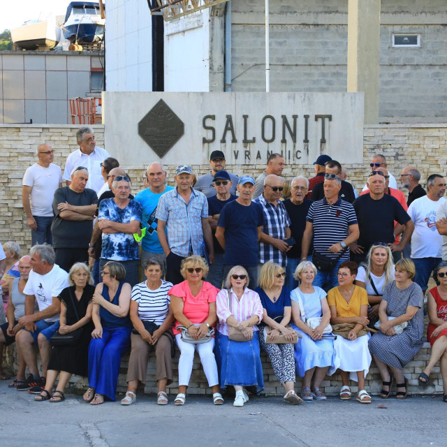 Prosvjed radnika Salonita