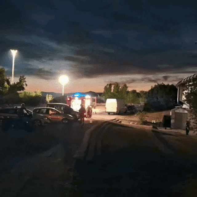 Požar na Poljudu