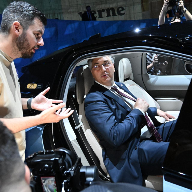 Andrej Plenković i Mate Rimac
 