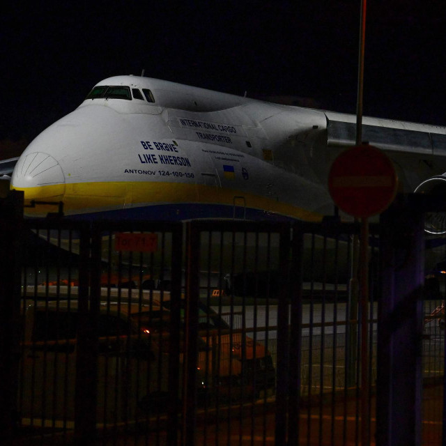 Ukrajinski avion u Leipzigu