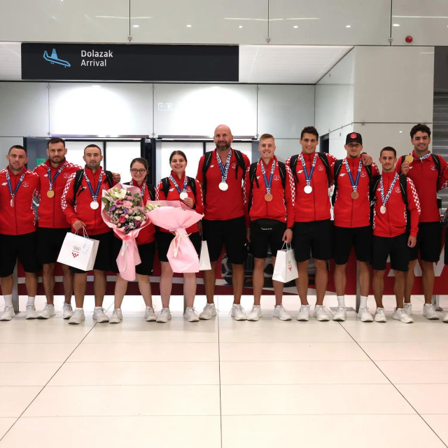 Prvi kontingent medalja, koji je iz Taranta stigao u Hrvatsku