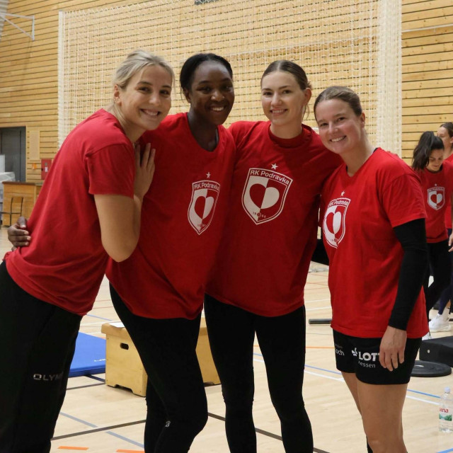 Klara Birtić, Aissatou Kouyate, Katarina Pandža i Amelie Berger