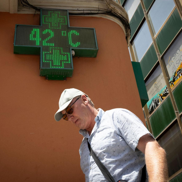 Ekstremna vrućina zabilježena je u gradiću El Granado u južnoj Andaluziji, na granici s Portugalom, objavila je državna meteorološka služba AEMET