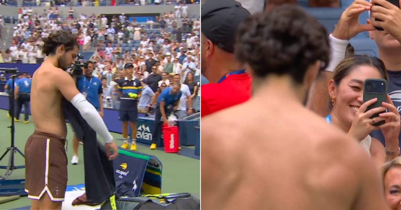 Carlos Alcaraz won his US Open match in straight sets after returning from injury