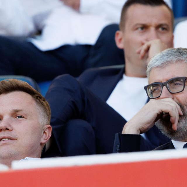Sportski direktor Hajduka Robert Graf i predsjednik Hajduka Ivan Bilić