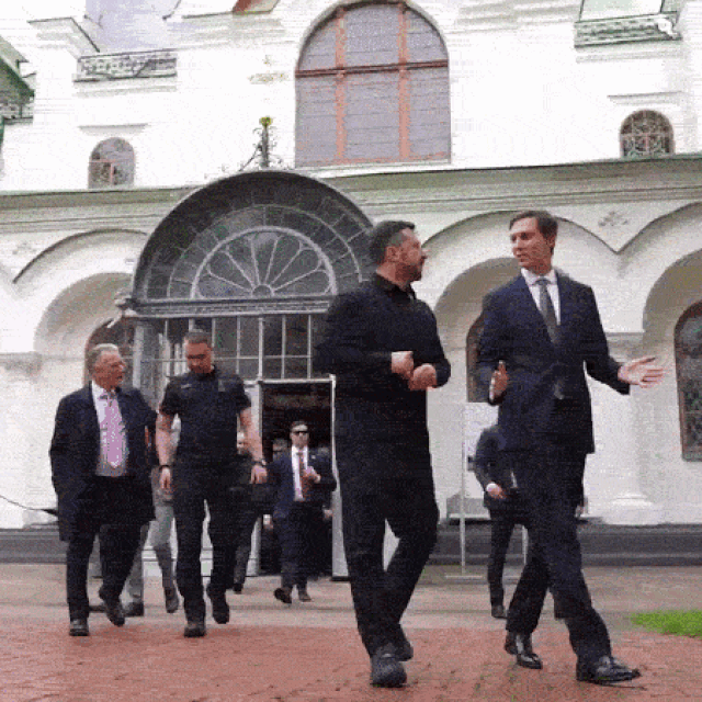 Volodimir Zelenski, Jared Kushner i Steve Witkoff