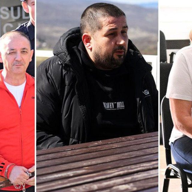 Ivan Odorović i Darko Amić (lijevo), Tomislav Marjanović (u sredini) i Nada Amić - Nataša (desno)