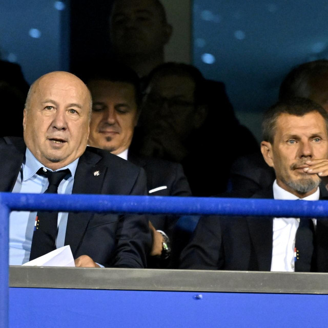 Počasni predsjednik Dinama Velimir Zajec i predsjednik Dinama Zvonimir Boban