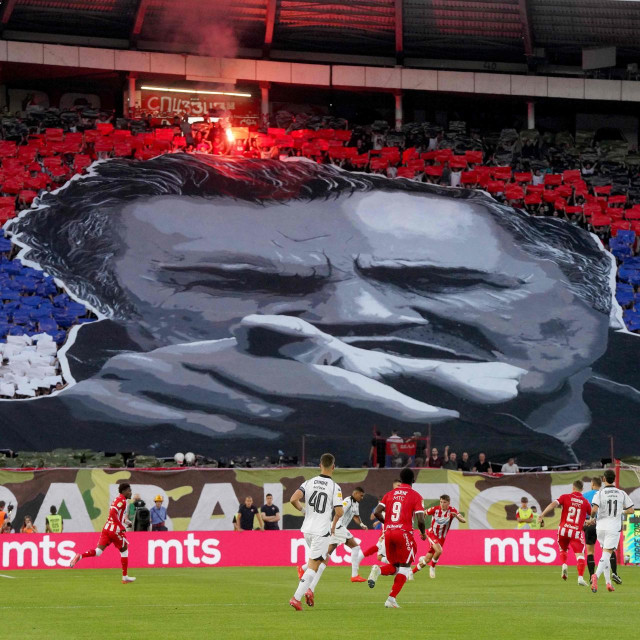 Skandalozna koreografija navijača Crvene zvezde