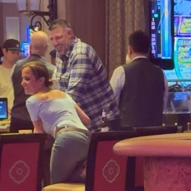 Mike Vrabel i Dianna Russini u kasinu