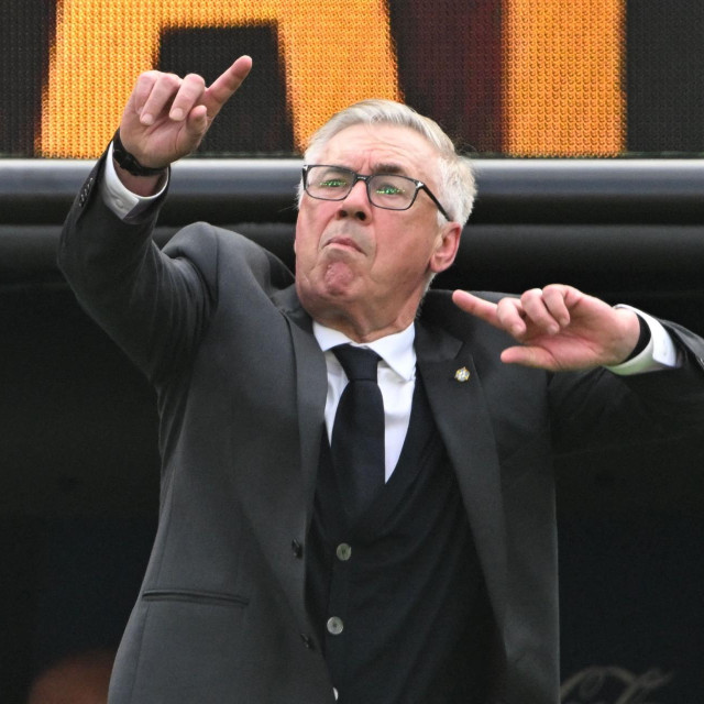 Carlo Ancelotti na utakmici SP-a između Brazila i Norveške