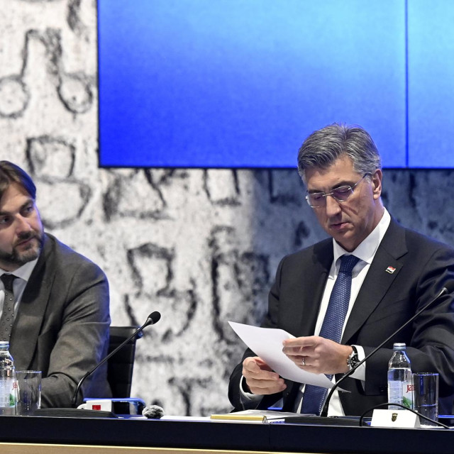 Tomislav Ćorić i Andrej Plenković