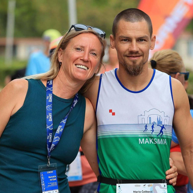 Hršak i Čeliković tijekom ultramaratona u Mađarskoj