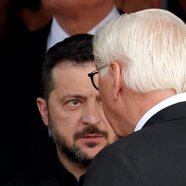 Ukrajinski predsjednik Volodimir Zelenski i njemački predsjednik  Frank-Walter Steinmeier